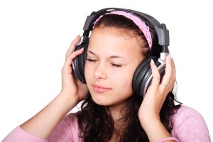 Bluetooth Kopfhörer On Ear auf dem Kopf